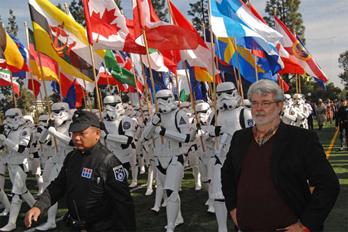 George Lucas supervisa los ensayos