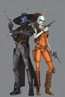Cad Bane y Aurra Sing