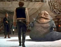 Han Solo y Jabba