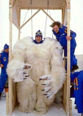 Des Webb en el traje de Wampa