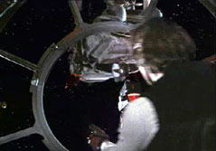 Han Solo en la torreta de fuego del Halcn 