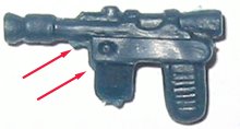 Repro de la pistola blaster de Han Solo