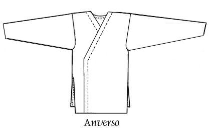Patrón de la camisa interior (anverso)