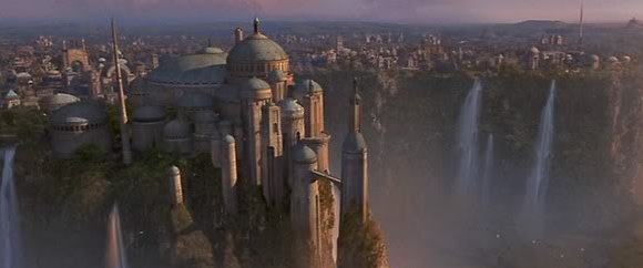 La ciudad de Theed, capital de Naboo