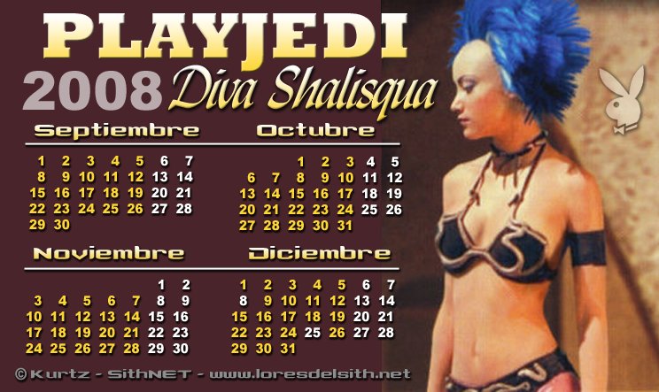 Calendario 2008 (Septiembre - Diciembre)