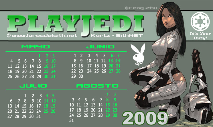 Calendario 2009 (Mayo - Agosto)