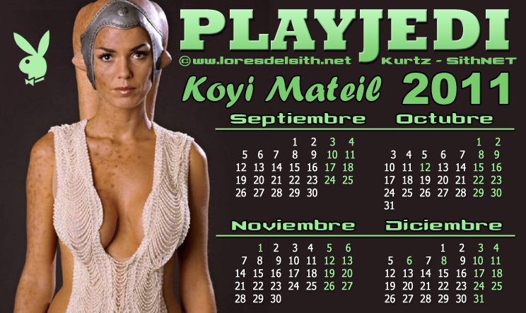 Calendario 2011 (Septiembre - Diciembre