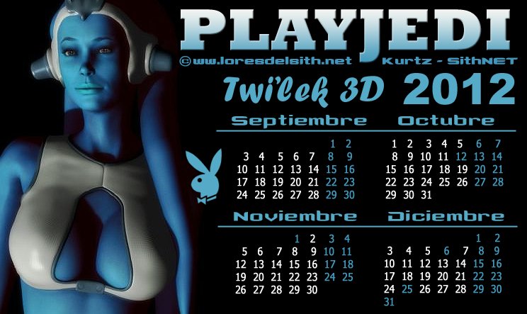 Calendario 2012 (Septiembre - Diciembre