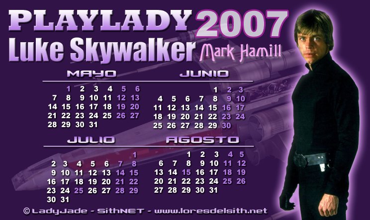 Calendario 2007 (Mayo - Agosto)
