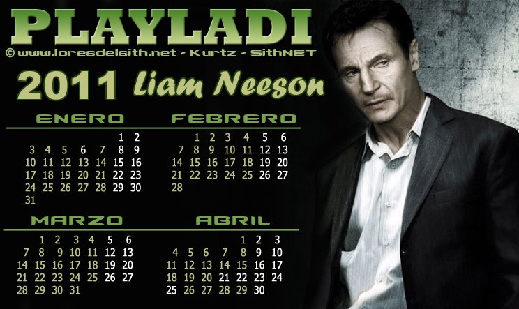 Calendario 2011 (Enero - Abril)