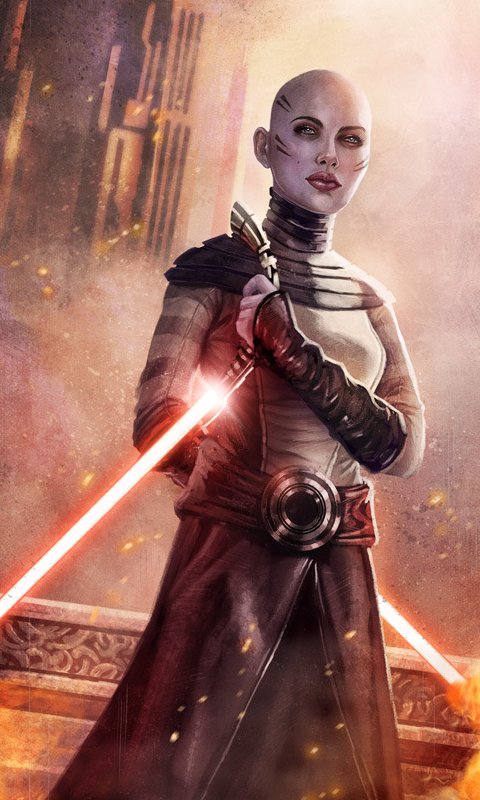 Asajj Ventress © Digital Art. 