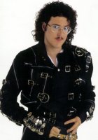 Yankovich caracterizado como Michael Jackson