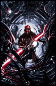 Darth Maul vs Alien © Robert Shane