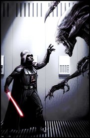 Darth Vader vs Alien © Robert Shane
