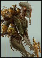 Versión Steampunt de Boba Fett creada por Bjor Hurri