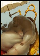 Versión Steampunt de Jabba el Hutt creada por Bjor Hurri