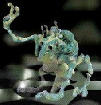 Holograma de un ghhhk en un tablero de dejarik