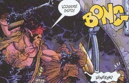 Gizman hace sonar un gong… con un jawa.