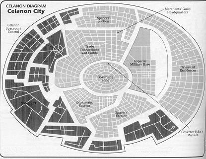 Plano de Ciudad de Celanon