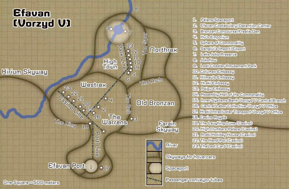 La ciudad de Efavan, en Vorzyd V.