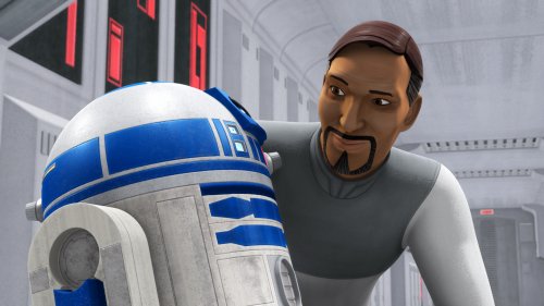 Bail Organa se muestra contento al recuperar a sus androides