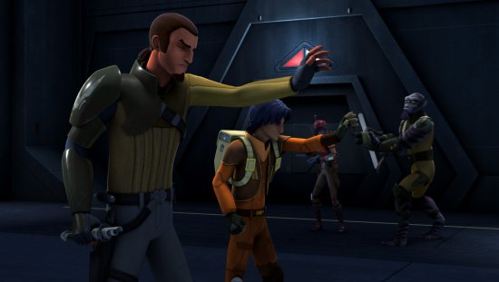 Kanan y Ezra, Maestro y Padawan, usan juntos la Fuerza