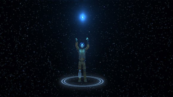 Ezra cuando consigue el cristal con el que hará su sable de luz