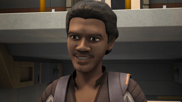 Lando Calrissian tal como lo vemos en este capítulo