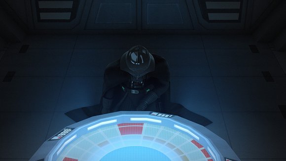 Darth Vader informa a su maestro, Ahsoka vive