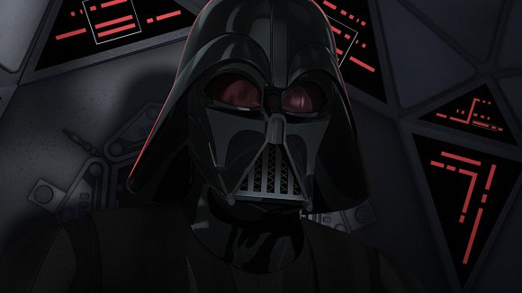 Darth Vader a los mandos de su TIE Avanzado