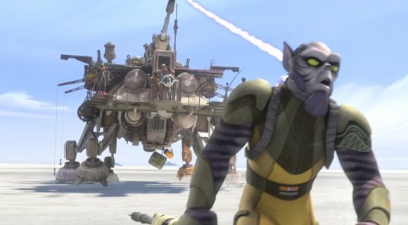 Zeb ejerceriendo de cebo para el joopa