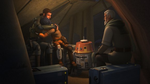 Kanan abraza a Ezra cuando Ryder Azadi le da funestas noticias