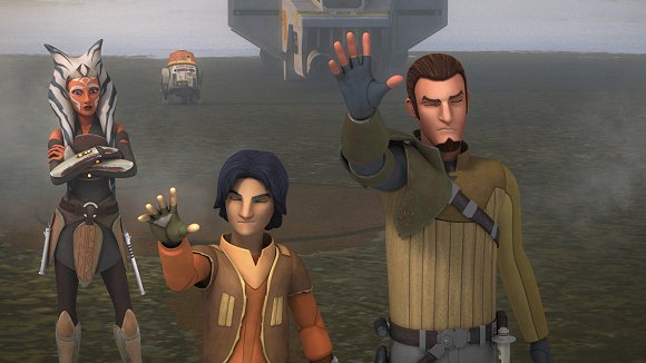 Kanan y Ezra usan la Fuerza para abrir el Templo Jedi de Lothal