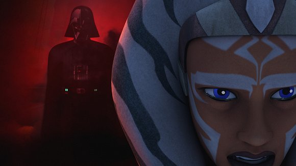 Ahsoka tiene una visión de Anakin que luego se transforma en Darth Vader
