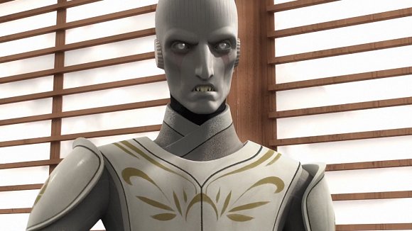 El Gran Inquisidor Imperial en la visión del Templo de Lothal como Guardian Jedi
