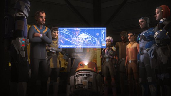 Sabine y sus compañeros planeando la destrucción de la Duquesa