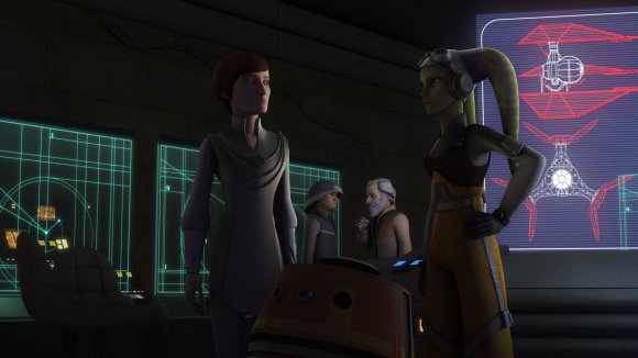 Hera habla con Mon Mothma y con el Mando Rebelde