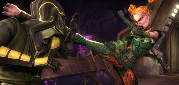 Latts Razzi lucha con el líder de los guerreros Kage