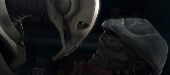 Grievous se encara con Hondo