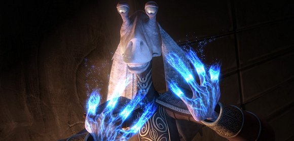 Jar-Jar empieza a desaparecer por culpa de los misteriosos polvos azules