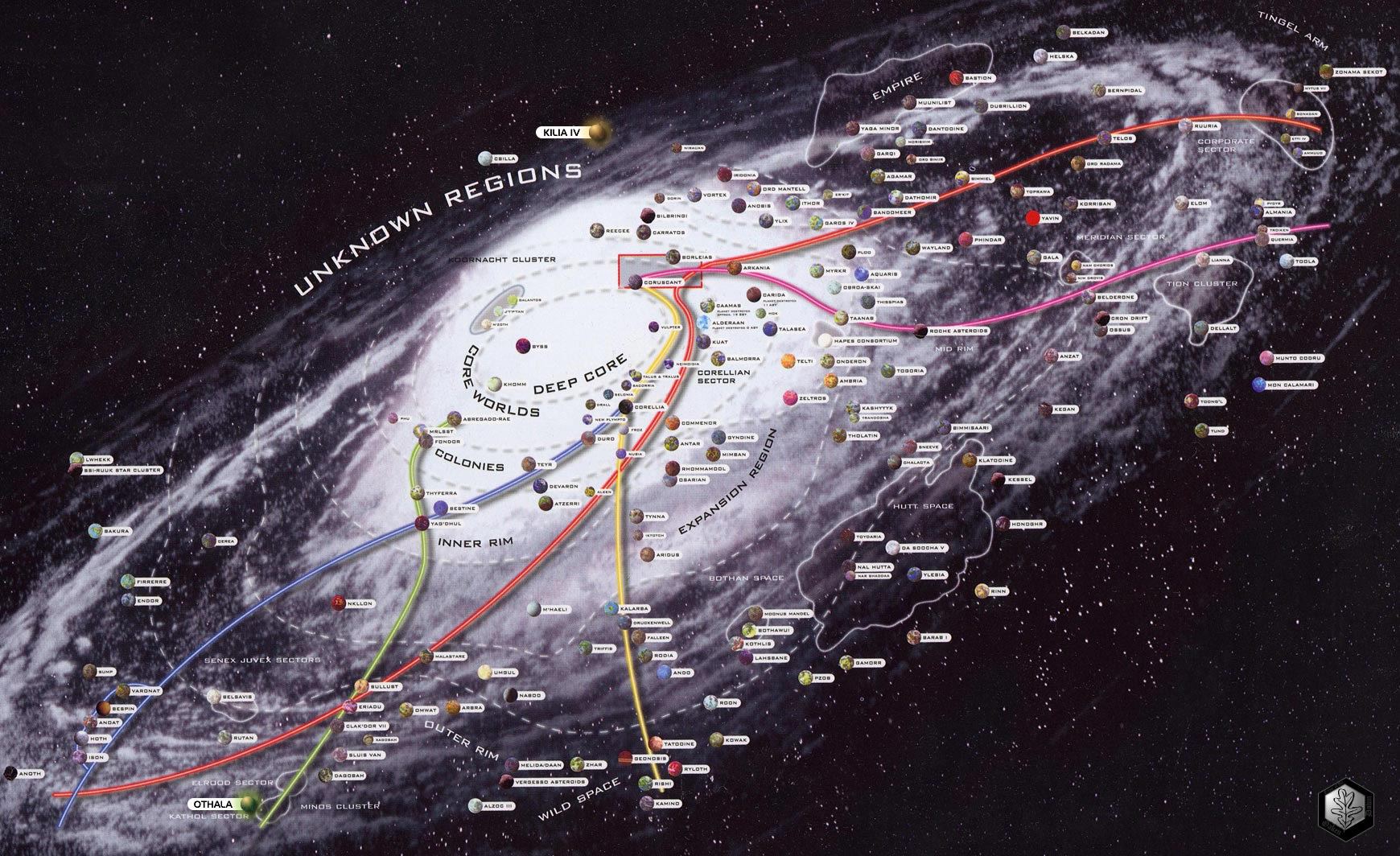 Mapa de la Galaxia