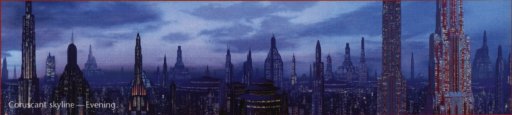 Coruscant: Linea del Cielo, Noche.