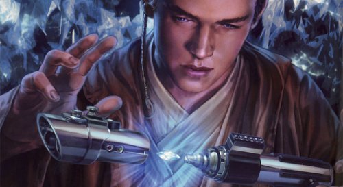 Anakin Skywalker completa su sable de luz